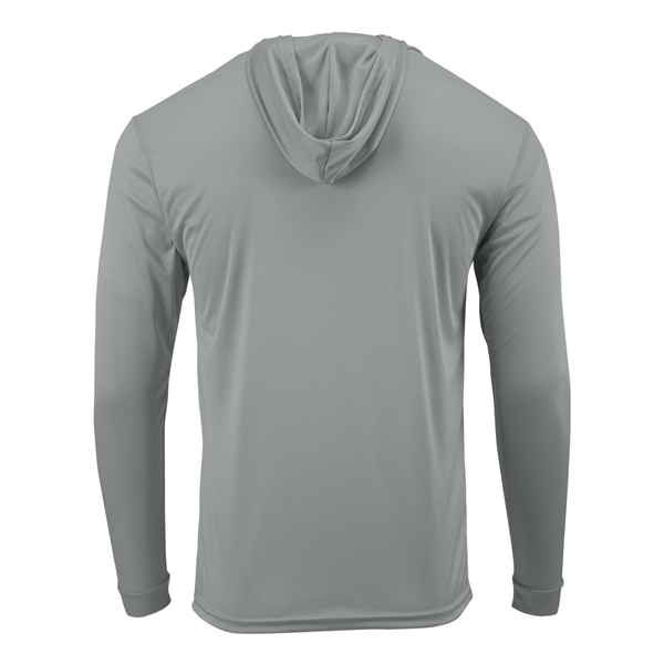 Paragon 220 - Bahama Performance Hooded Long Sleeve T-Shirt - Blue Mist 4XL